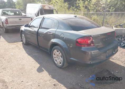 2014 Dodge Avenger Se из США, поврежденный, VIN 1C3CDZAG4EN232519